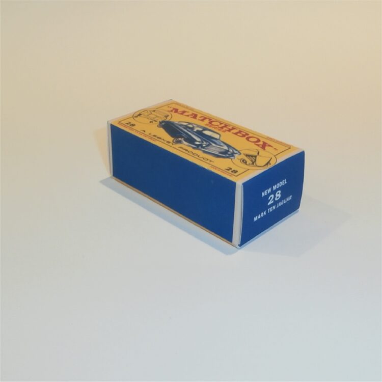 Matchbox Lesney 28 c Jaguar Mk. 10 E1 E Style Repro Box - Image 2