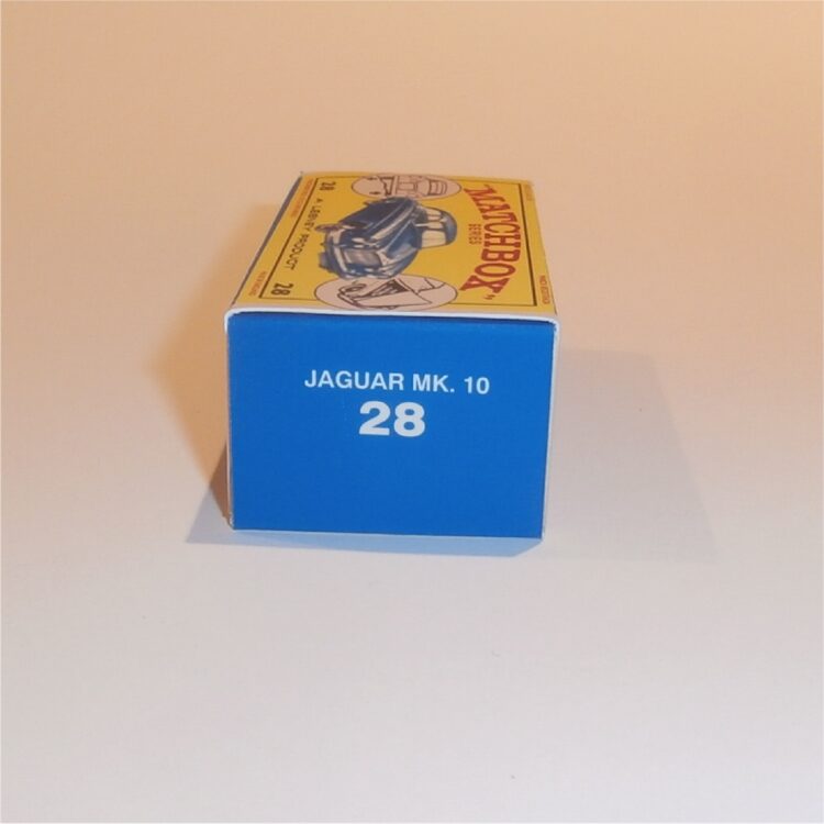 Matchbox Lesney 28 c Jaguar Mk. 10 E2 E Style Repro Box - Image 3