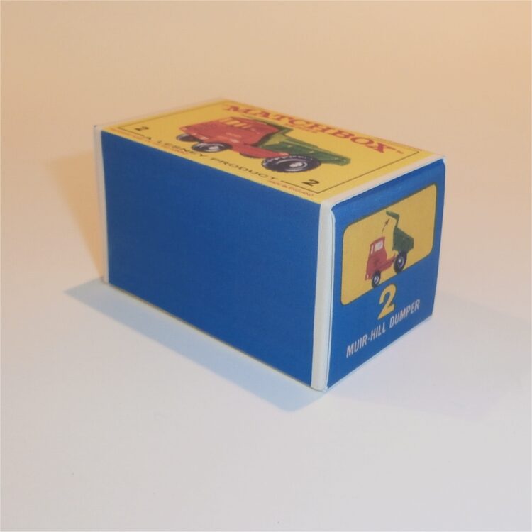 Matchbox Lesney  2c Muir Hill Dumper E Style Repro Box - Image 2