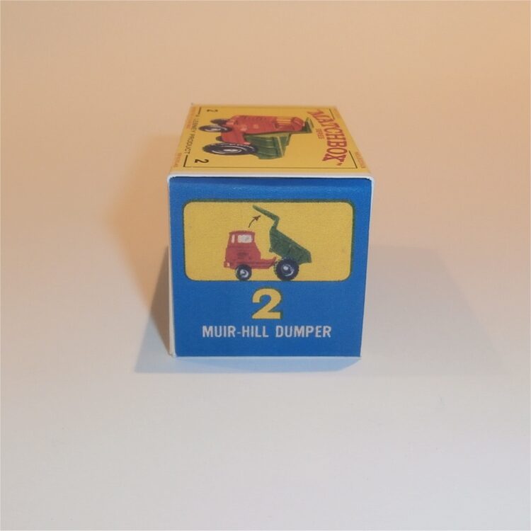 Matchbox Lesney  2c Muir Hill Dumper E Style Repro Box - Image 3