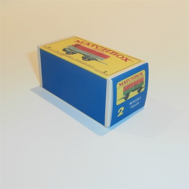Matchbox Lesney  2d Mercedes Trailer E Style Repro Box - Image 2