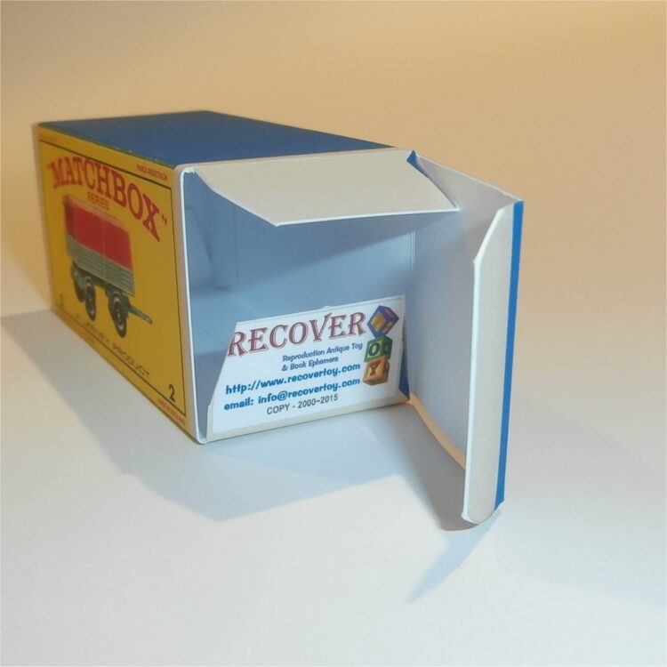 Matchbox Lesney  2d Mercedes Trailer E Style Repro Box - Image 4
