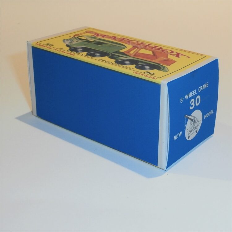 Matchbox Lesney 30c Eight Wheel Crane Truck E Style Repro Box - Image 2
