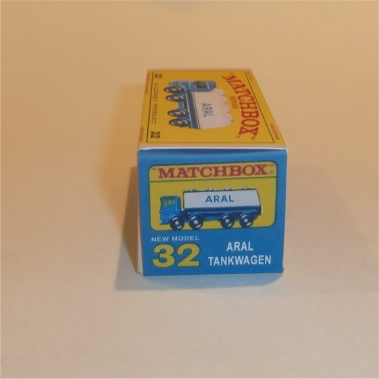 Matchbox Lesney 32c Leyland Aral Petrol Tanker E Style Repro Box - Image 3