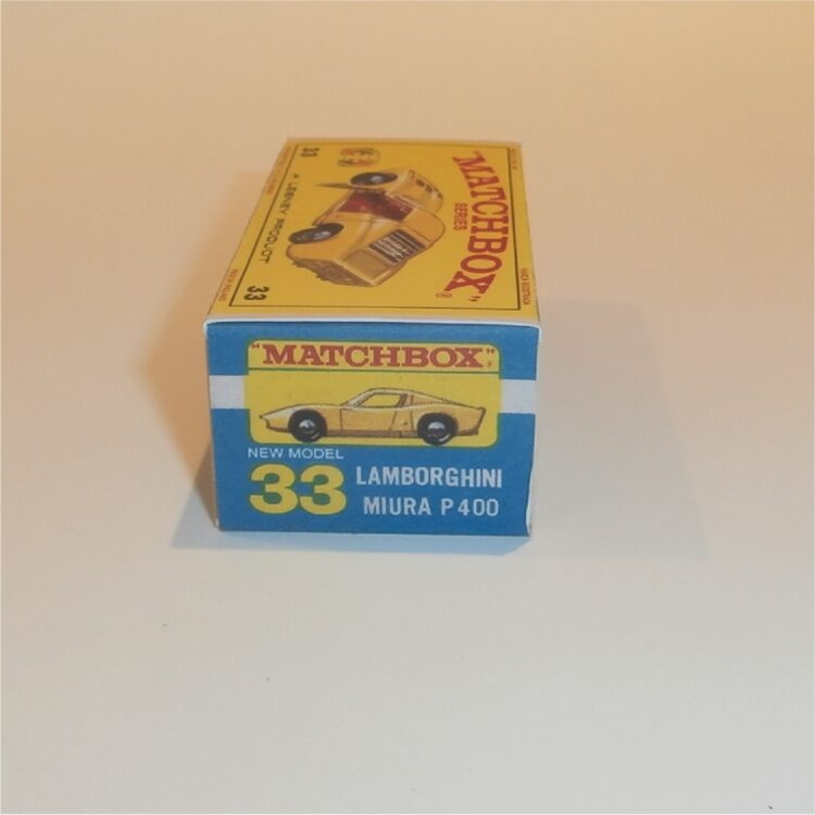 Matchbox Lesney 33c Lamborghini Muira E Style Repro Box - Image 3