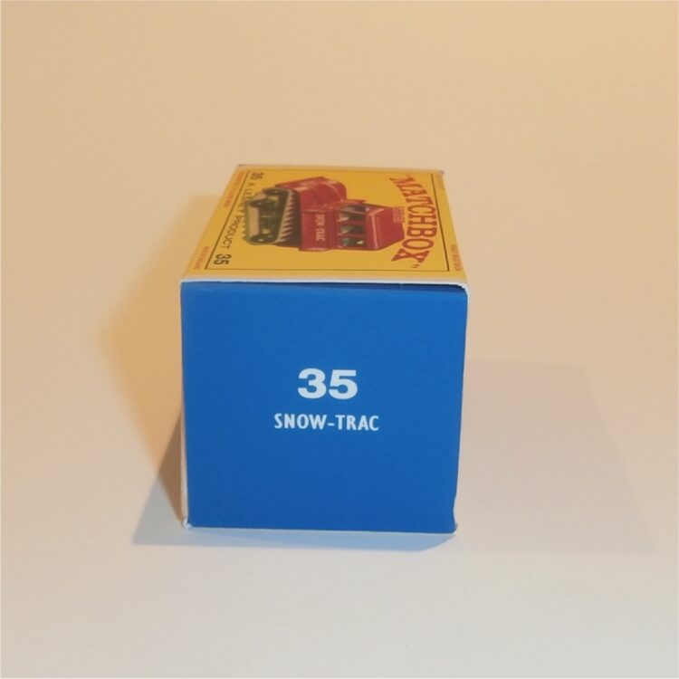 Matchbox Lesney 35b Snow Trac Tractor E Style Repro Box - Image 3