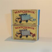 Matchbox Lesney 37 c Dodge Cattle Truck with White Bulls E Style Repro Box - Image 5