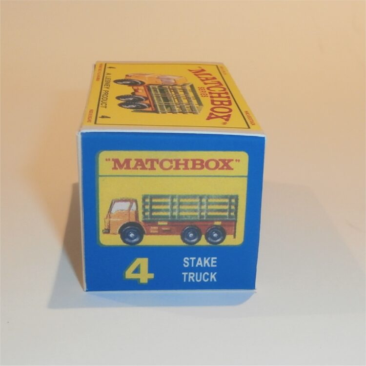 Matchbox Lesney  4d Dodge Stake Truck E Style Repro Box - Image 3