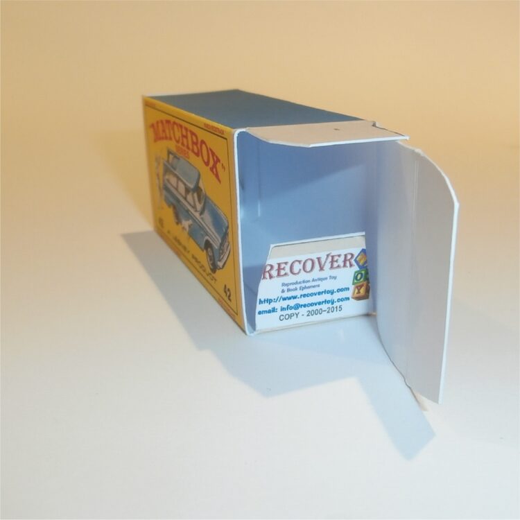 Matchbox Lesney 42b Studebaker Wagon Blue E Style Repro Box - Image 4