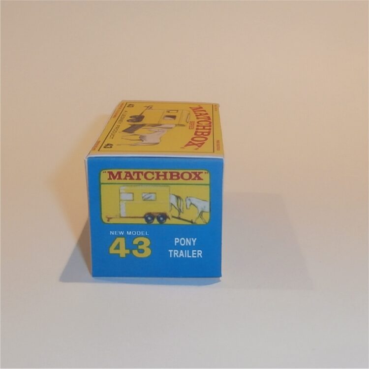 Matchbox Lesney 43c Pony Trailer E Style Repro Box - Image 3
