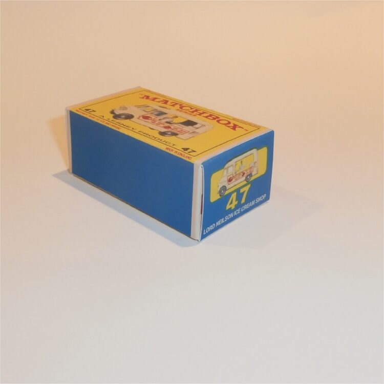 Matchbox Lesney 47b White Ice Cream Van E Style Repro Box - Image 2
