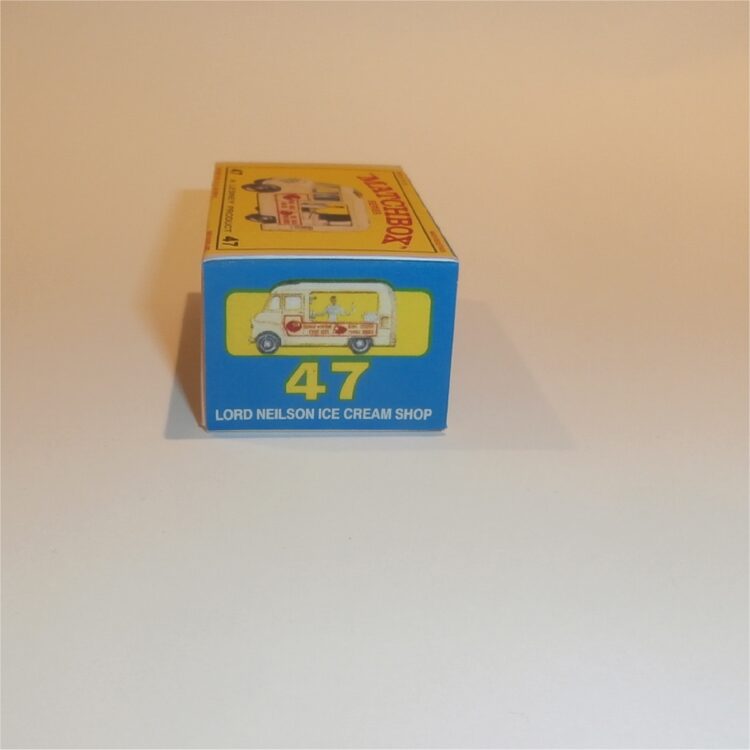 Matchbox Lesney 47b White Ice Cream Van E Style Repro Box - Image 3