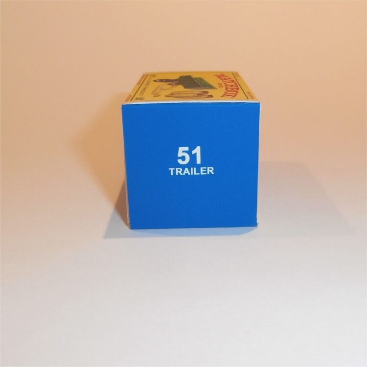 Matchbox Lesney 51b John Deere Tipping Trailer E Style Repro Box - Image 3