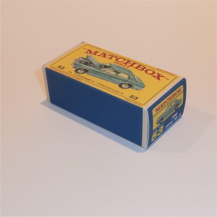 Matchbox Lesney 53c Ford Zodiac Sedan E Style Repro Box - Image 2