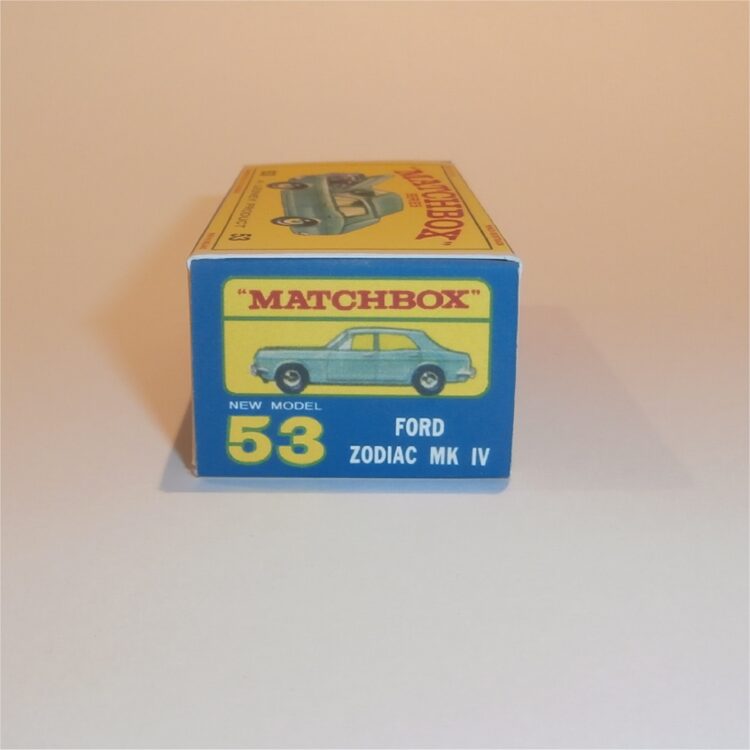 Matchbox Lesney 53c Ford Zodiac Sedan E Style Repro Box - Image 3
