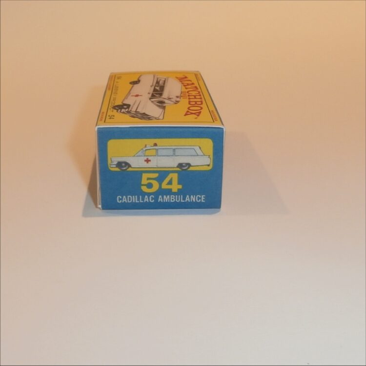 Matchbox Lesney 54 b Cadillac Ambulance E Style Repro Box - Image 3