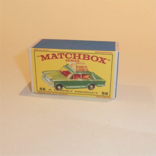Matchbox Lesney 56b Fiat 1500 E Style Repro Box