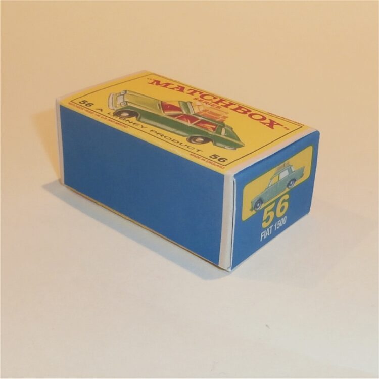 Matchbox Lesney 56b Fiat 1500 E Style Repro Box - Image 2