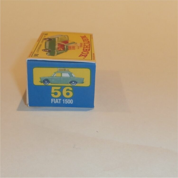 Matchbox Lesney 56b Fiat 1500 E Style Repro Box - Image 3