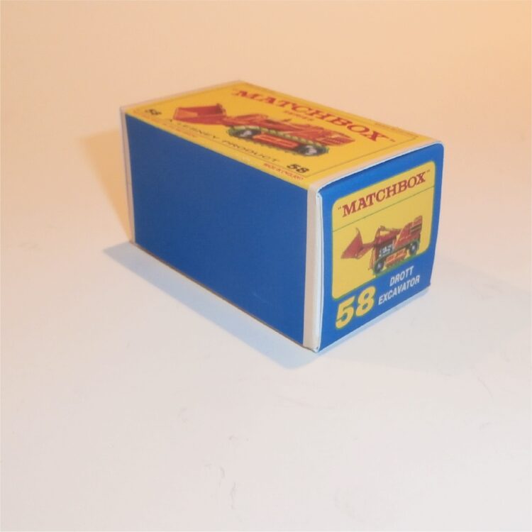 Matchbox Lesney 58b Drott Excavator E Style Repro Box - Image 2
