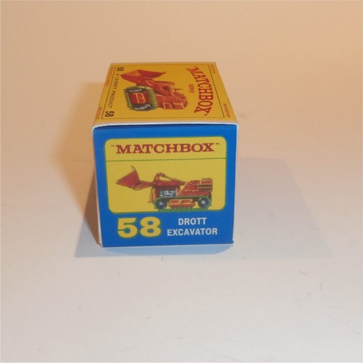 Matchbox Lesney 58b Drott Excavator E Style Repro Box - Image 3