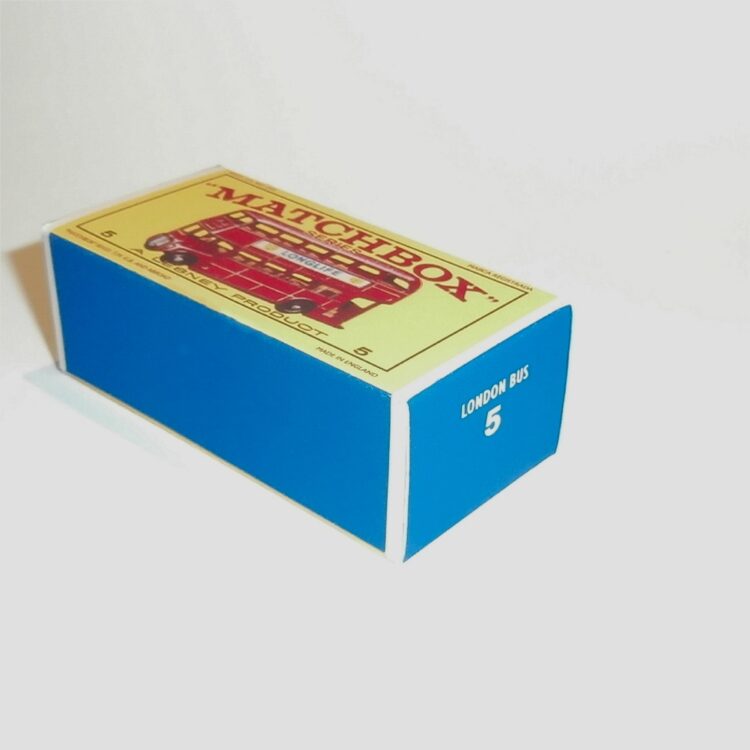 Matchbox Lesney  5 d1 Routemaster London Bus E Style Repro Box - Image 2