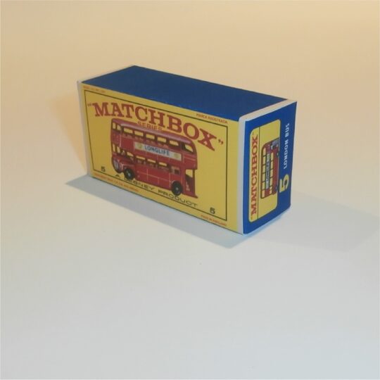 Matchbox Lesney  5 d2 Routemaster London Bus E Style Repro Box