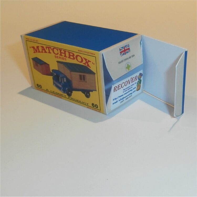 Matchbox Lesney 60b Site Hut Truck E Style Repro Box - Image 4