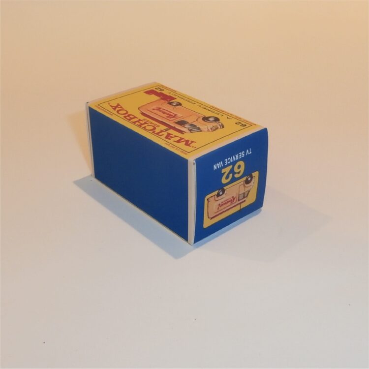 Matchbox Lesney 62 b1 Commer Rentaset TV Service Van E Style Repro Box - Image 2