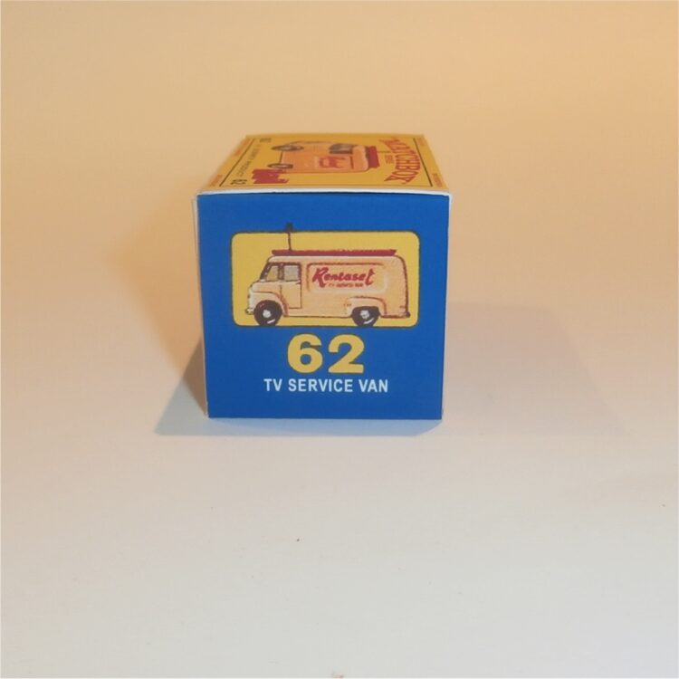 Matchbox Lesney 62 b1 Commer Rentaset TV Service Van E Style Repro Box - Image 3