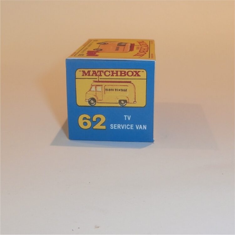 Matchbox Lesney 62 b2 Commer Radio Rentals TV Service Van E Style Repro Box - Image 3
