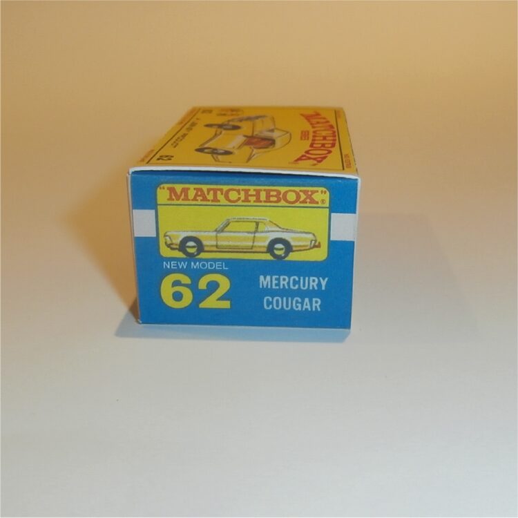 Matchbox Lesney 62c Mercury Cougar Sedan E Style Repro Box - Image 3