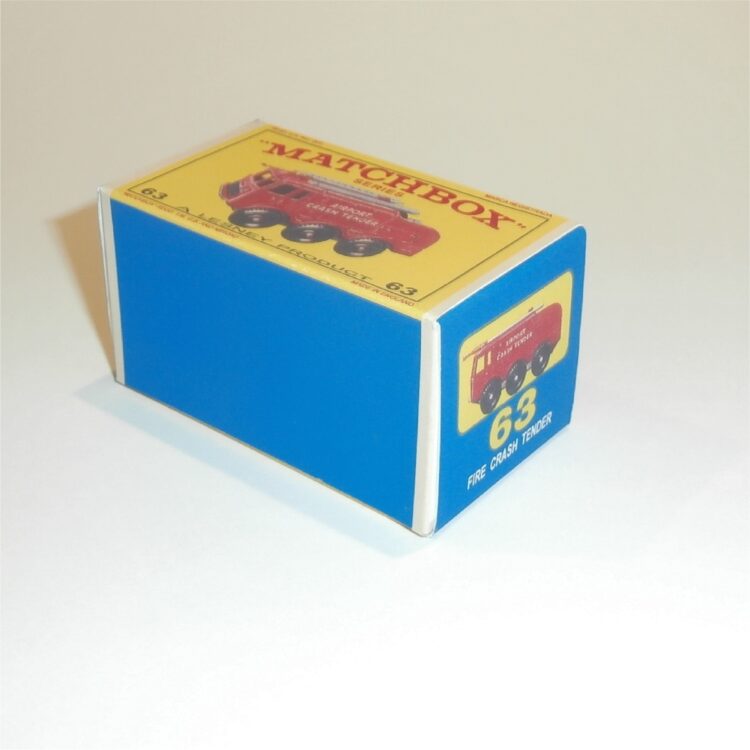 Matchbox Lesney 63b Alvis Foamite Crash Tender E Style Repro Box - Image 2