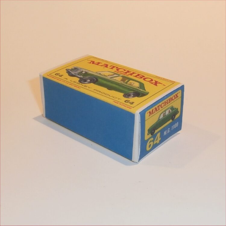 Matchbox Lesney 64b Morris MG 1100 E Style Repro Box - Image 2
