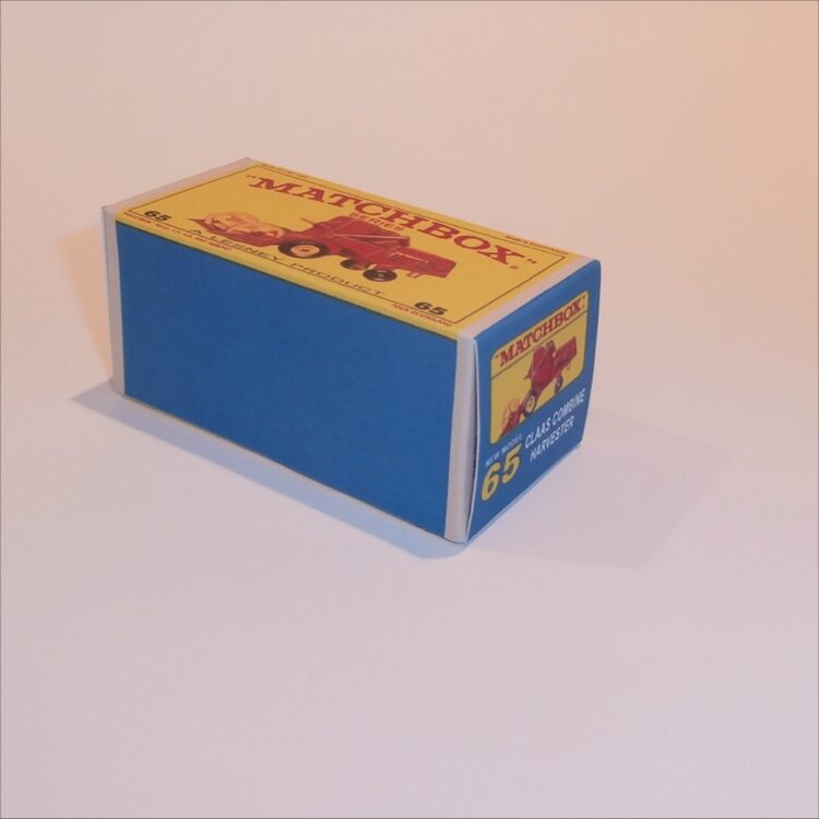 Matchbox Lesney 65c Claas Combine Harvester E Style Repro Box - Image 2