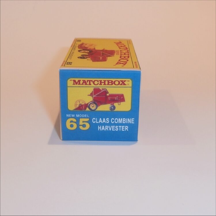 Matchbox Lesney 65c Claas Combine Harvester E Style Repro Box - Image 3