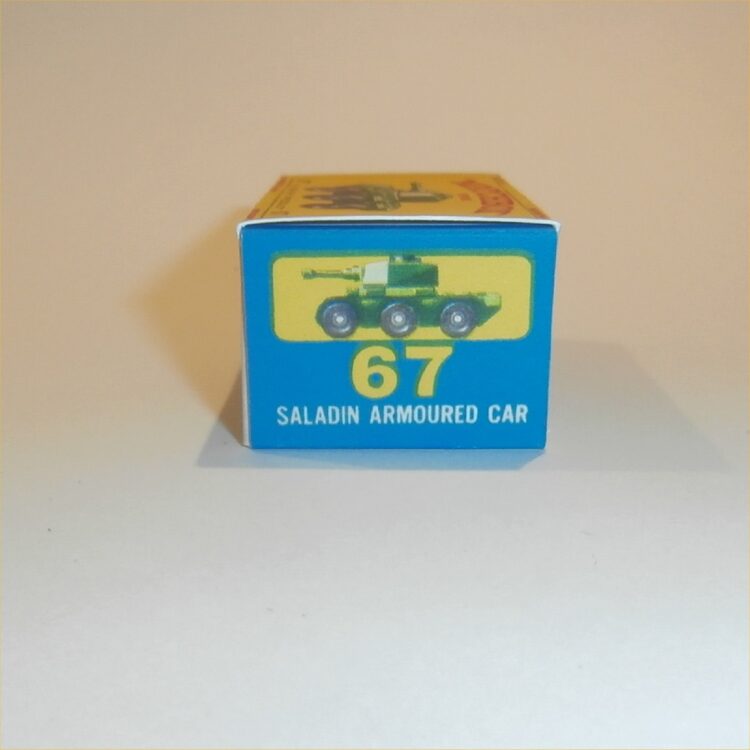 Matchbox Lesney 67 a Saladin Armoured Car E Style Repro Box - Image 3