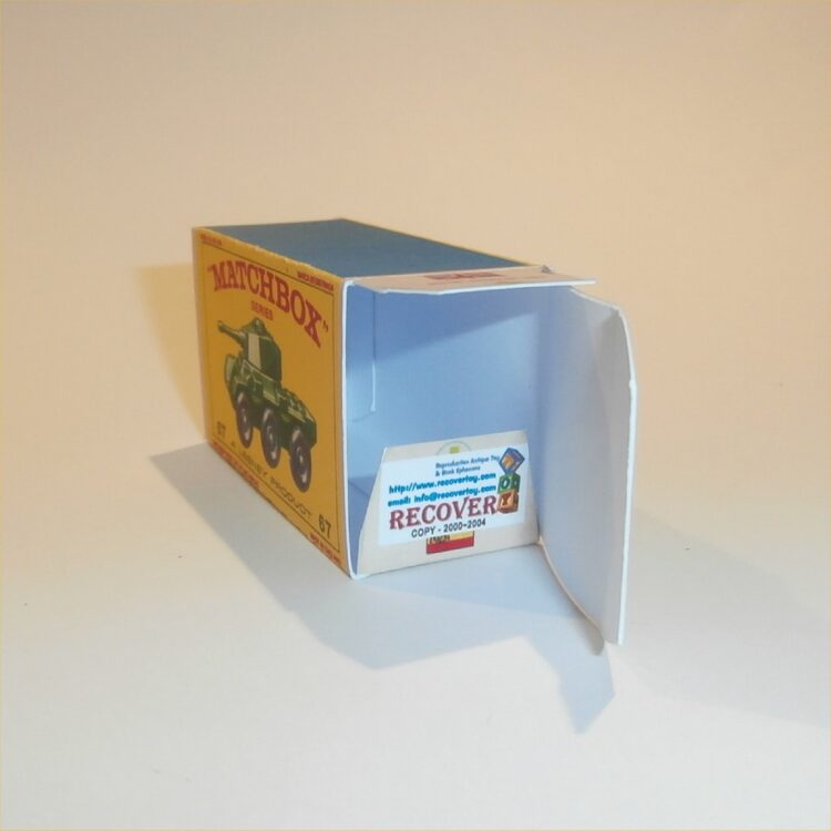 Matchbox Lesney 67 a Saladin Armoured Car E Style Repro Box - Image 4