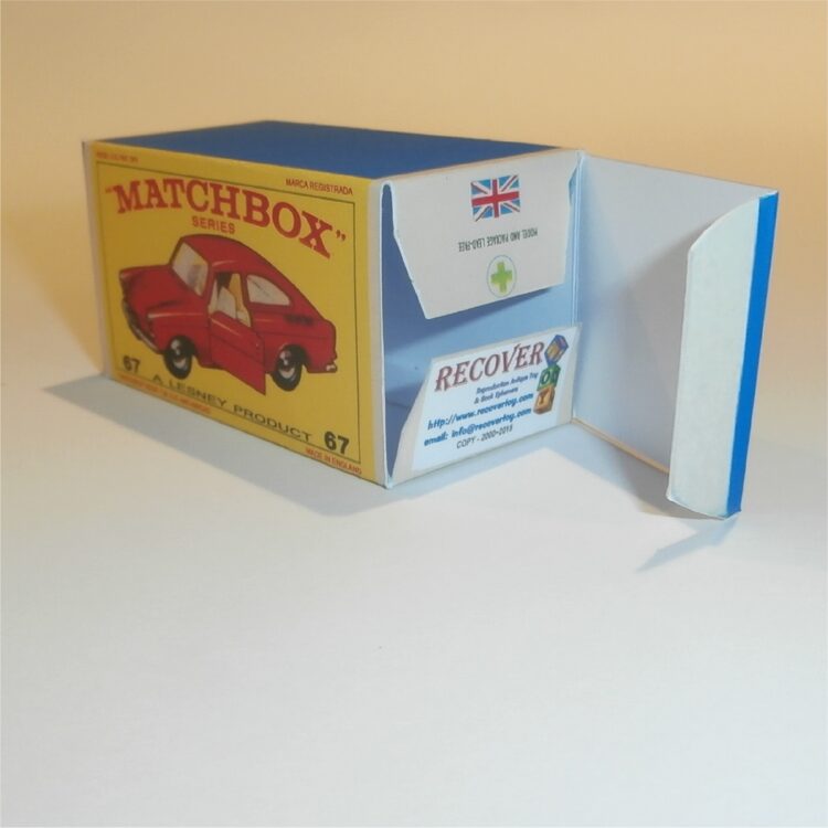 Matchbox Lesney 67b Volkswagen 1600 TL E Style Repro Box - Image 4