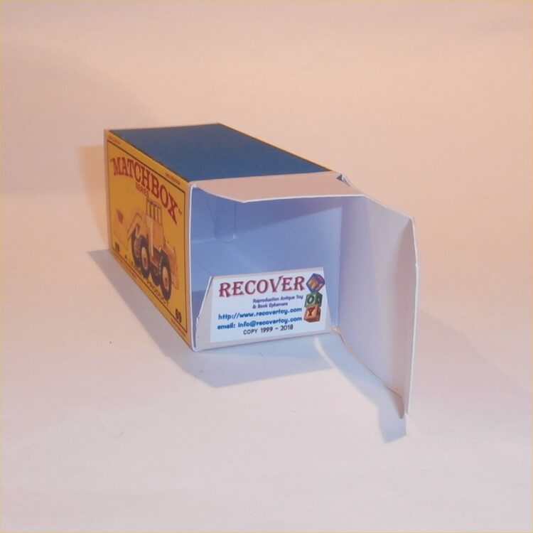 Matchbox Lesney 69 b4 Hatra Tractor Shovel Yellow E Style Repro Box - Image 4
