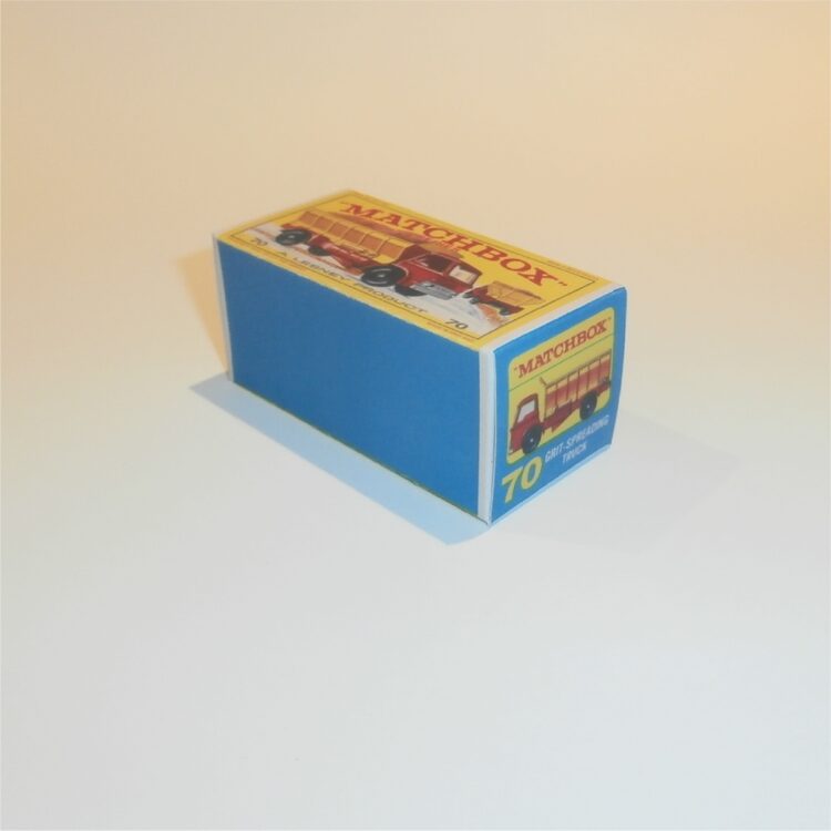 Matchbox Lesney 70b Grit Spreader E Style Repro Box - Image 2