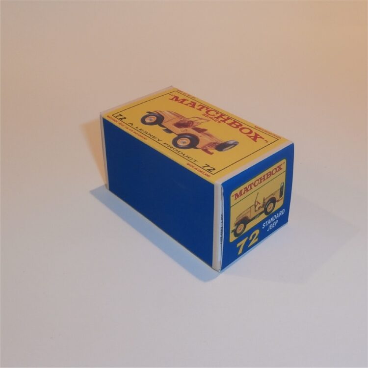 Matchbox Lesney 72 b Standard Jeep E Style Repro Box - Image 2