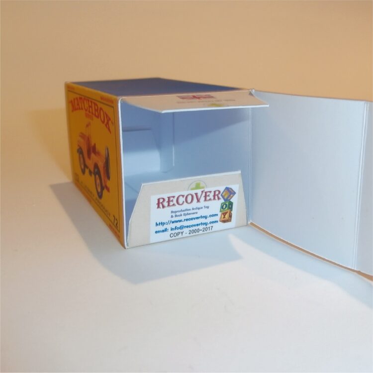 Matchbox Lesney 72 b Standard Jeep E Style Repro Box - Image 4