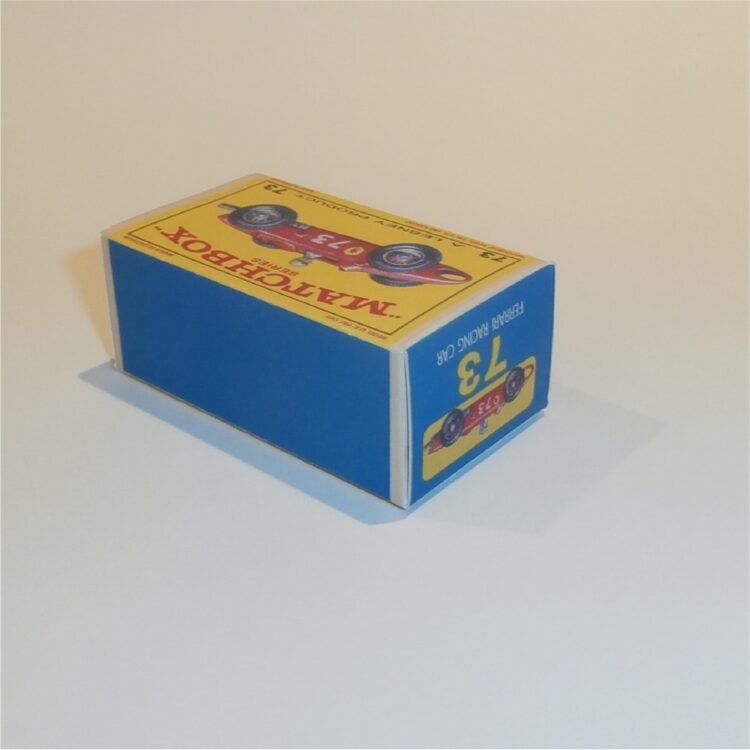 Matchbox Lesney 73b Ferrari Racing Car E Style Repro Box - Image 2