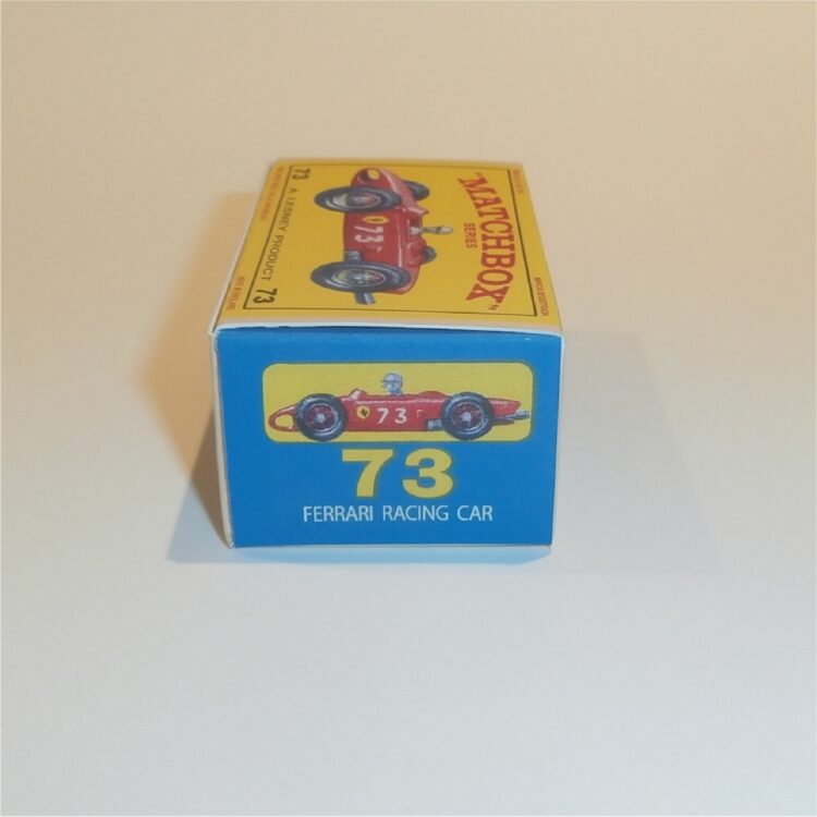 Matchbox Lesney 73b Ferrari Racing Car E Style Repro Box - Image 3
