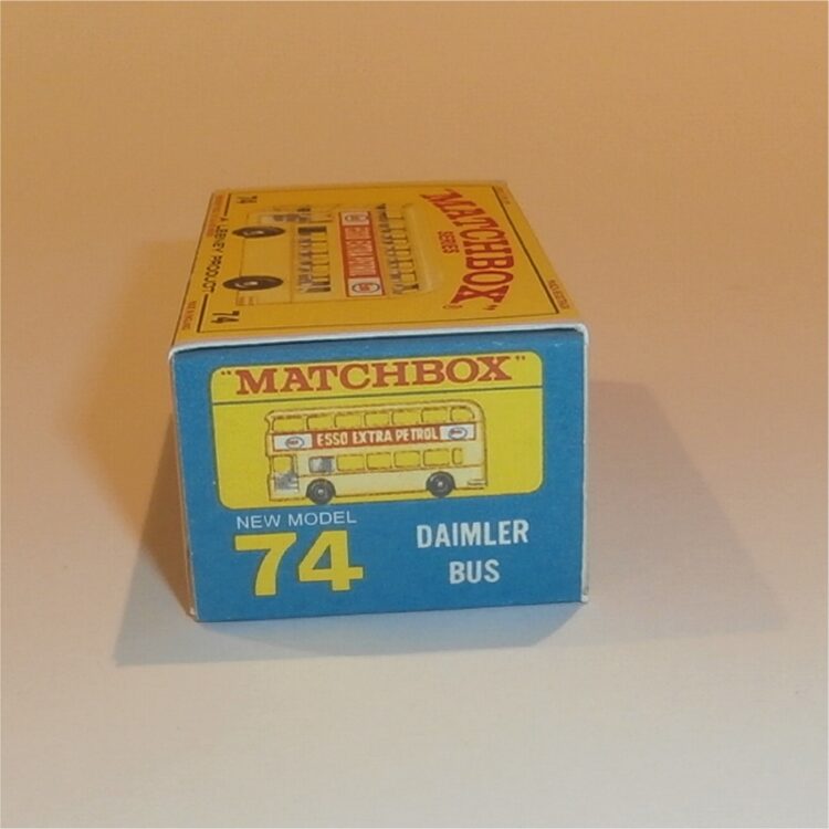 Matchbox Lesney 74 d Daimler Bus Cream Livery E Style Repro Box - Image 3