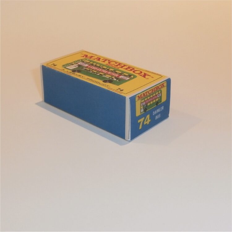 Matchbox Lesney 74 d Daimler Bus Green Livery E Style Repro Box - Image 2