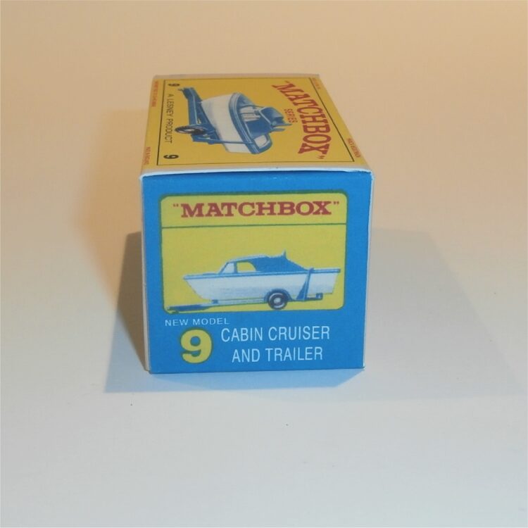 Matchbox Lesney  9 d Boat & Trailer E Style Repro Box - Image 3