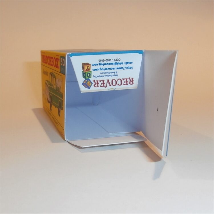 Matchbox Lesney Superfast 50 d Ford Kennel Truck Transitional F Style Repro Box - Image 4