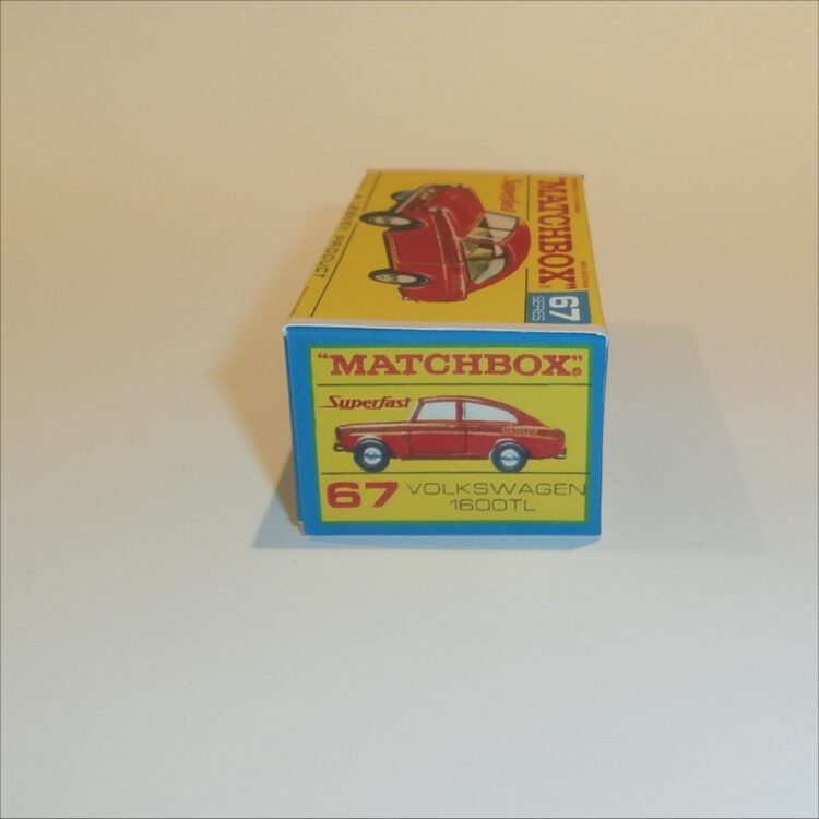 Matchbox Lesney Superfast 67b Volkswagen 1600 TL Transitional F Style Repro Box - Image 3